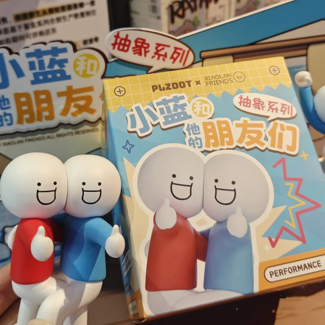 

Plzdot Xiaolan Friends Abstract Series Trendy Blind Box Toys Collectible Figures Desktop Ornaments Home Decor Gift for Girls