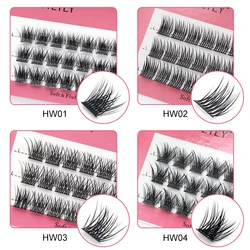 High quality 36 sections natural style eyelashes Segmented False Extension Eyelash Soft and Natural Easy to Operate DIY
