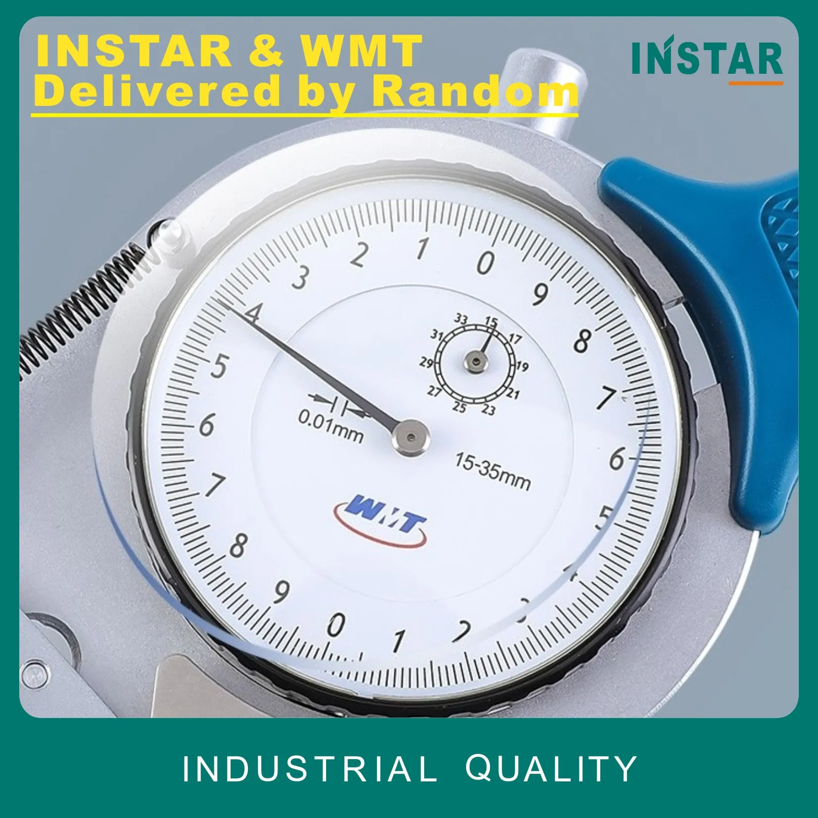 INSTAR Inside Dial Caliper Gage 15-35mm 35-55mm 55-75mm 75-95mm 95-115mm Outside Dial Caliper Gage 0-20mm 20-40mm 0.01mm