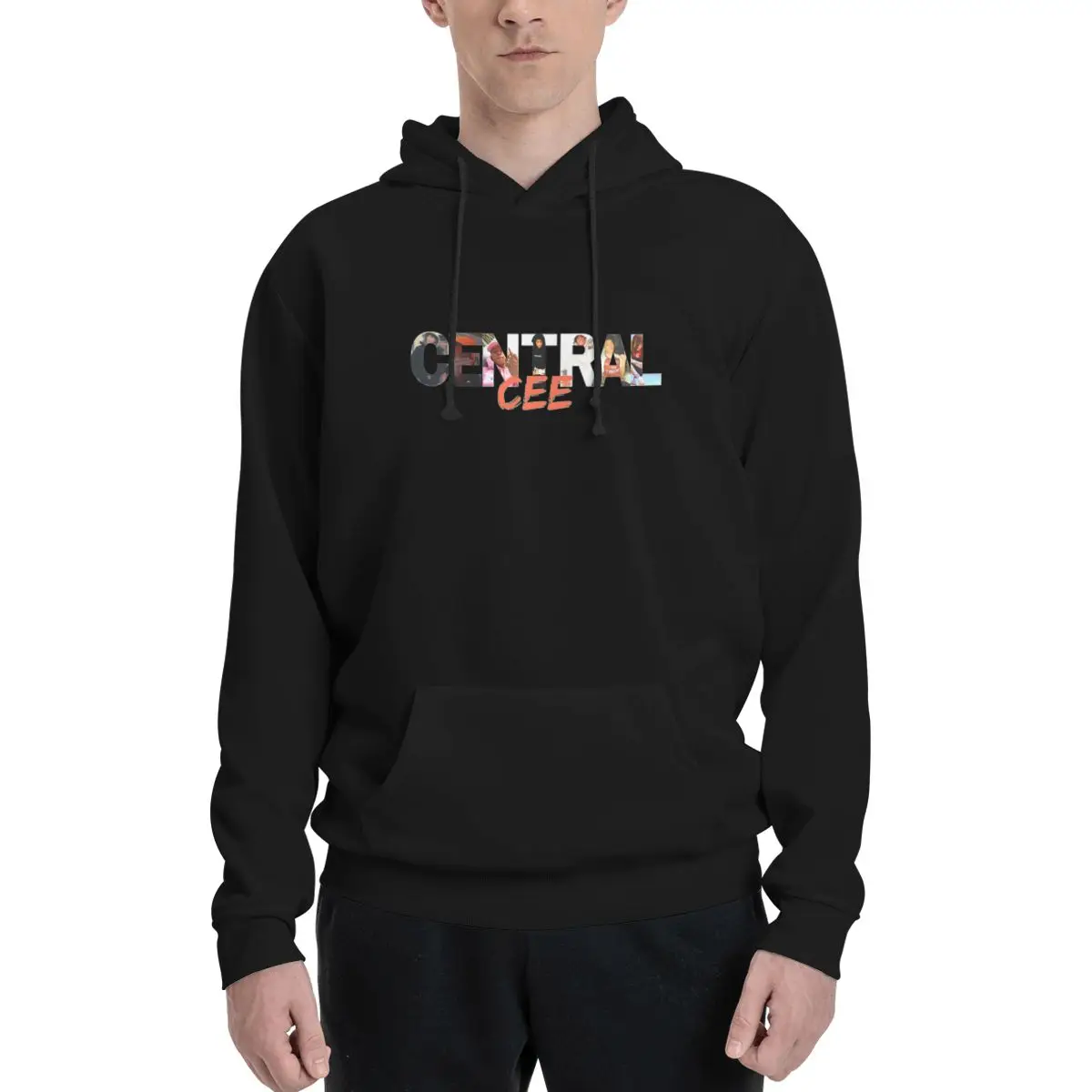 Central Cee Central Cee Loading Issues de Enginamento Essencial Camiseta Adesivo Clássico Um Suéter Masculino com Capuz