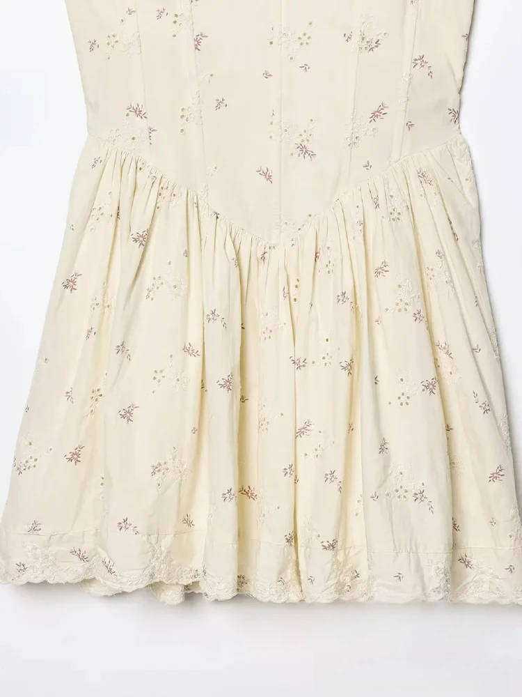 KONDALA Abito da donna sexy chic Stampa Cami con cerniera Guaina Mini abito Moda 2025 Primavera Estate Vacanza Mini abito da festa a pieghe