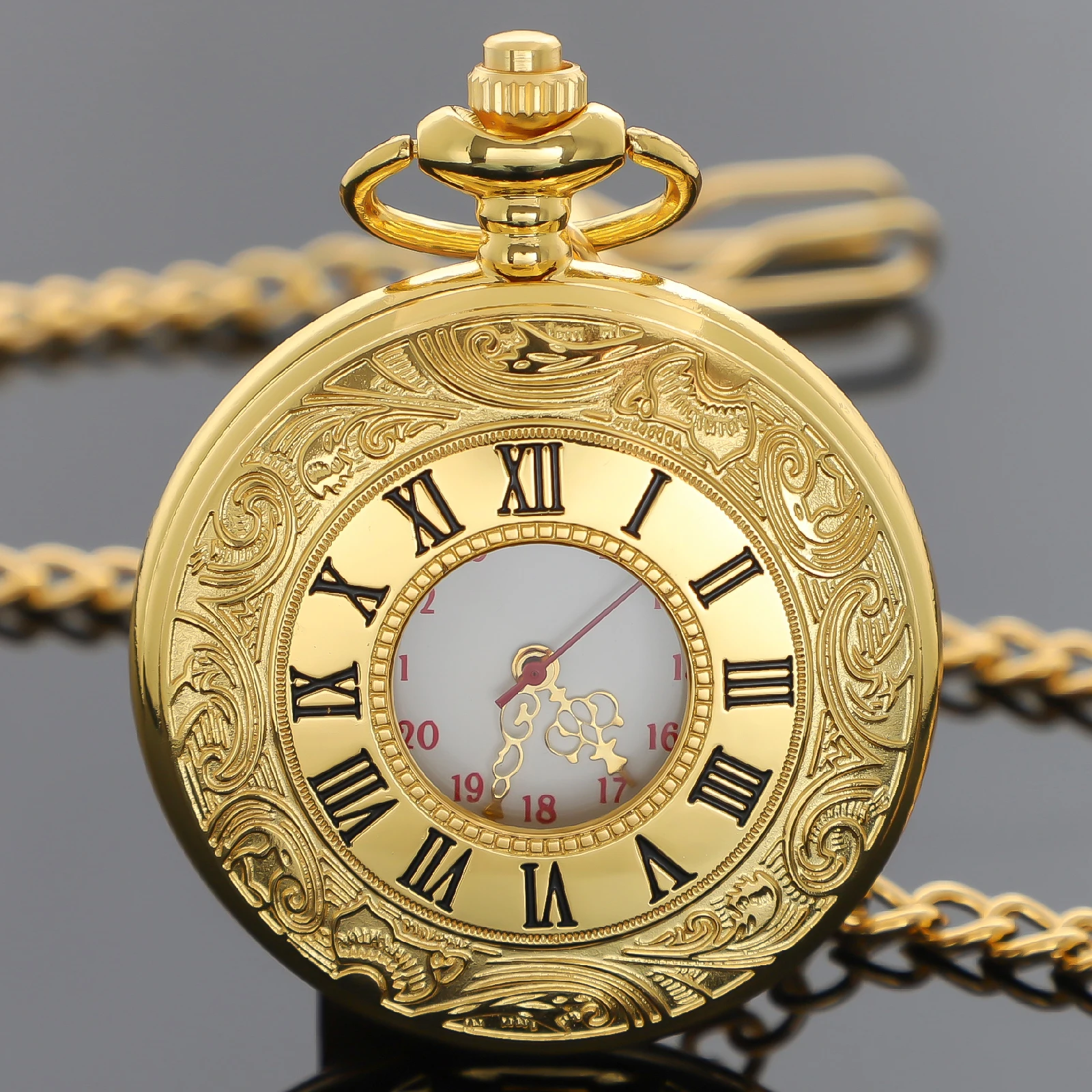 Роскошные золотые винтажные кварцевые карманные часы для женщин и мужчин, ювелирные изделия, подвеска, аксессуары, Reloj Bolsillo Digital