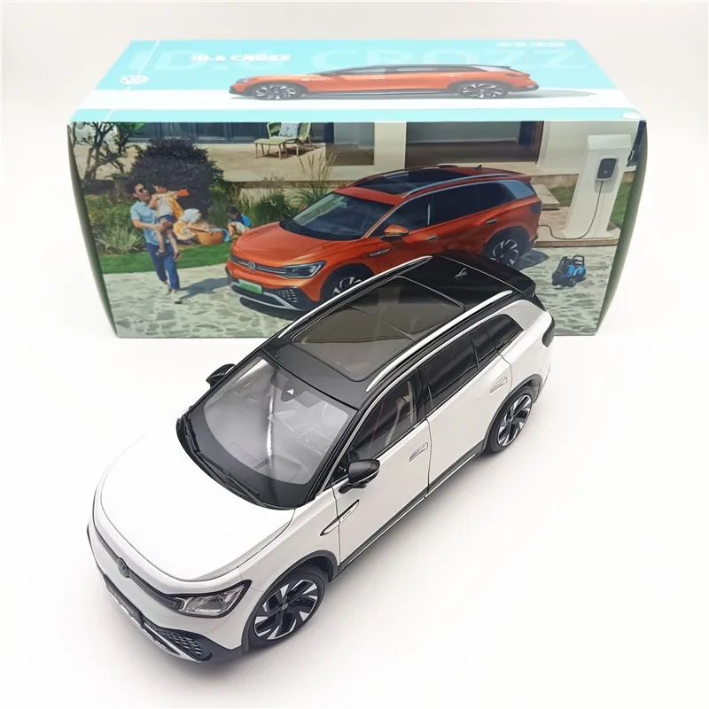 Diecast 1:18 Scale ID6 ID.6 CROZZ SUV Simulation Alloy Car Model Toy Collectible Gifts Ornaments