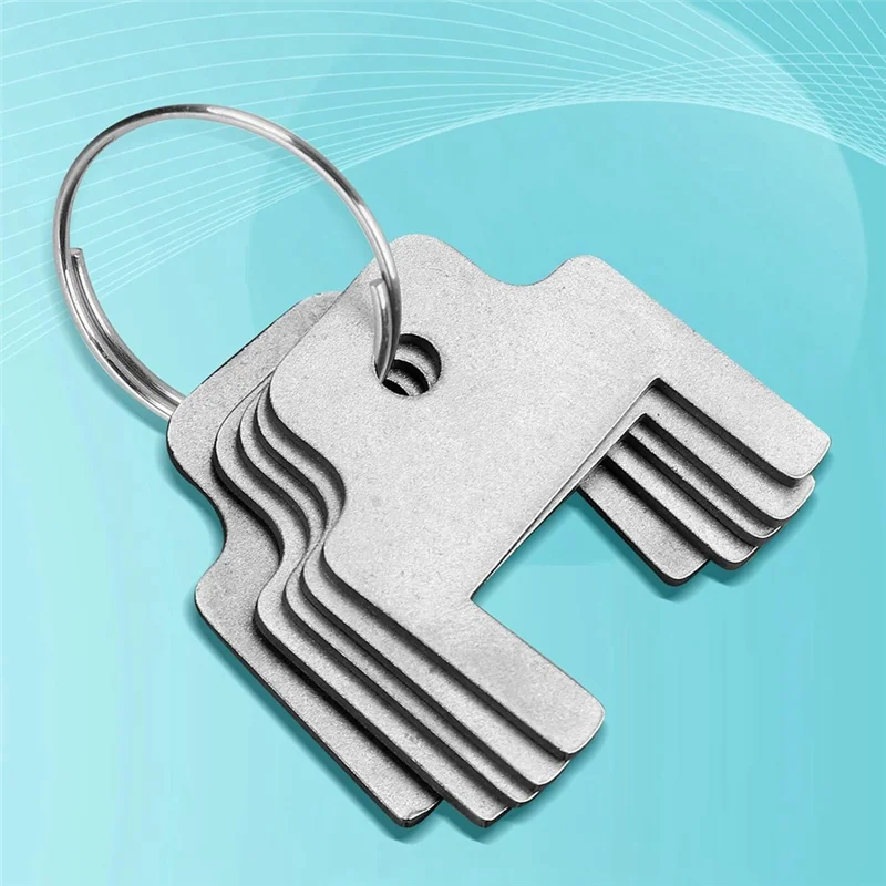 ABNG 10 قطعة 770301 مفاتيح موزع المناشف الورقية ، موزع ورق التواليت مع 10 حلقات مفاتيح حامل المناشف الورقية مفتاح صندوق الأنسجة