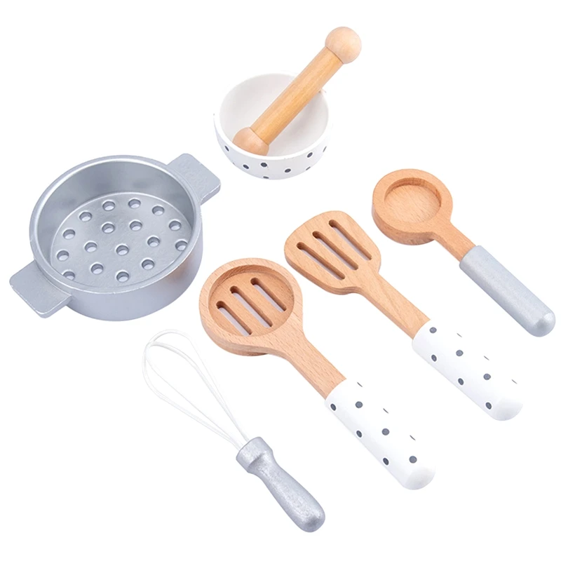 Juguetes de cocina para niños, juego de cocina DIY, simulación de cocina de madera, juguetes de comida para niños, juego de juguetes