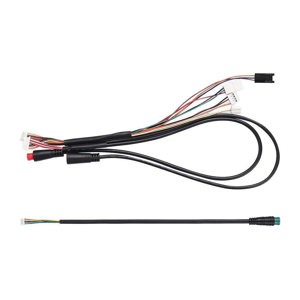For Xiaomi For Elite Scooter Dashboard Communication Cable Set Controller Connection 41 cm + 25 cm Black Flexible PVC
