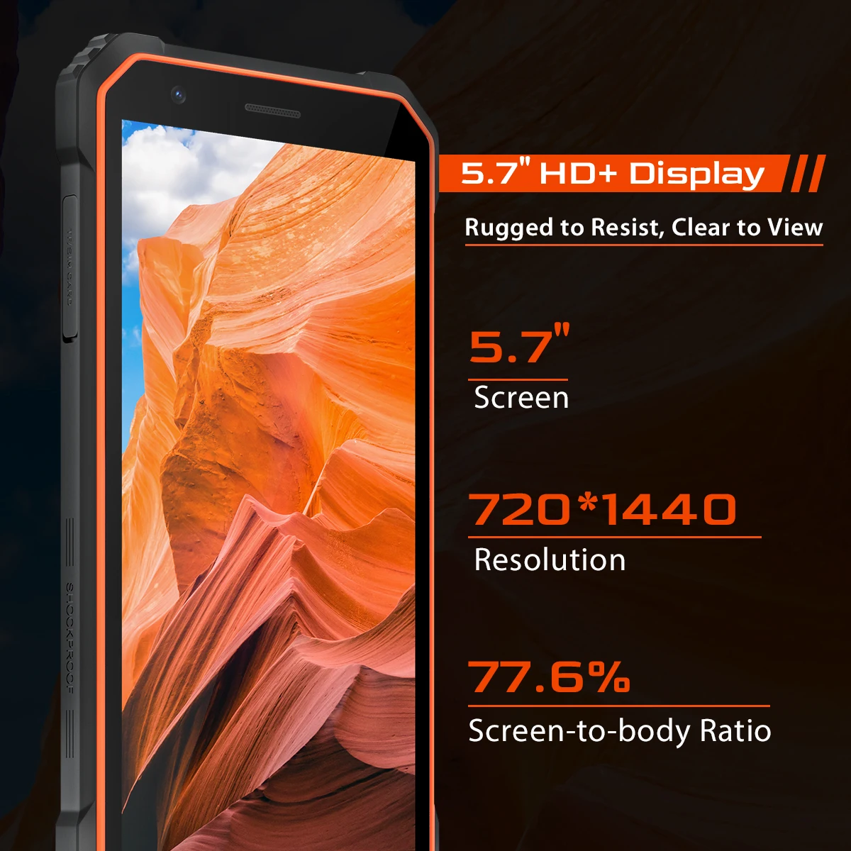 Blackview OSCAL S60 IP68/IP69K Waterproof Smartphone 4980mAh 5.7'' HD+ Display 5MP+8MP Camera Android 11 Quad Core Mobile Phone