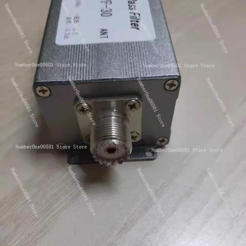 Short Wave Low Pass Filter LPF30 DC 30MHz Frequency Range M Mother Socket Interface 200 Watt High Power Capacity