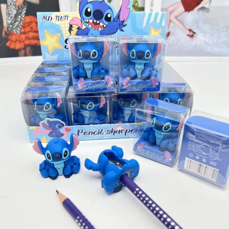 Disney Stitch Pencil Sharpeners Utility Knife Cartoon Cute Students School Supplies Children's Scissors Stationery Holiday Gifts