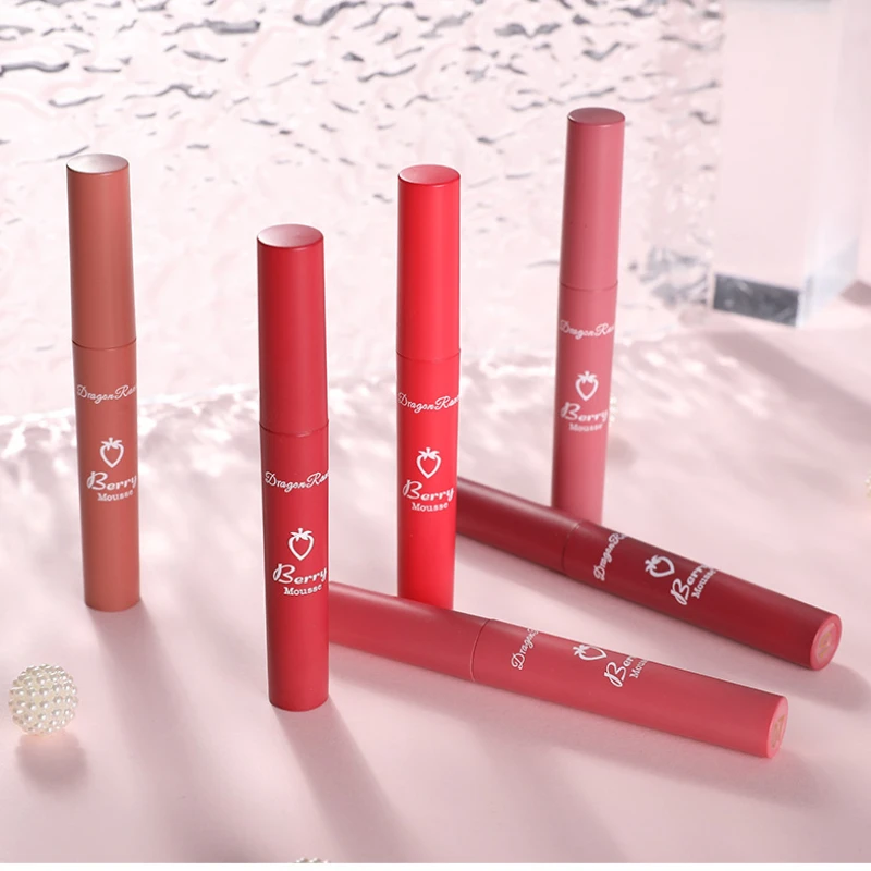 Velvet Matte Lipsticks Nude Long Lasting Lipstick Waterproof Liquid Lip Gloss Colour Lips Daily Makeup Women Cosmetics