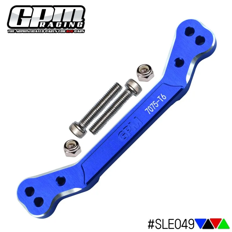 GPM aluminium stuurplaat 7075 voor de TRAXXAS 1/8 Sledge monstertruck, model 9546.
