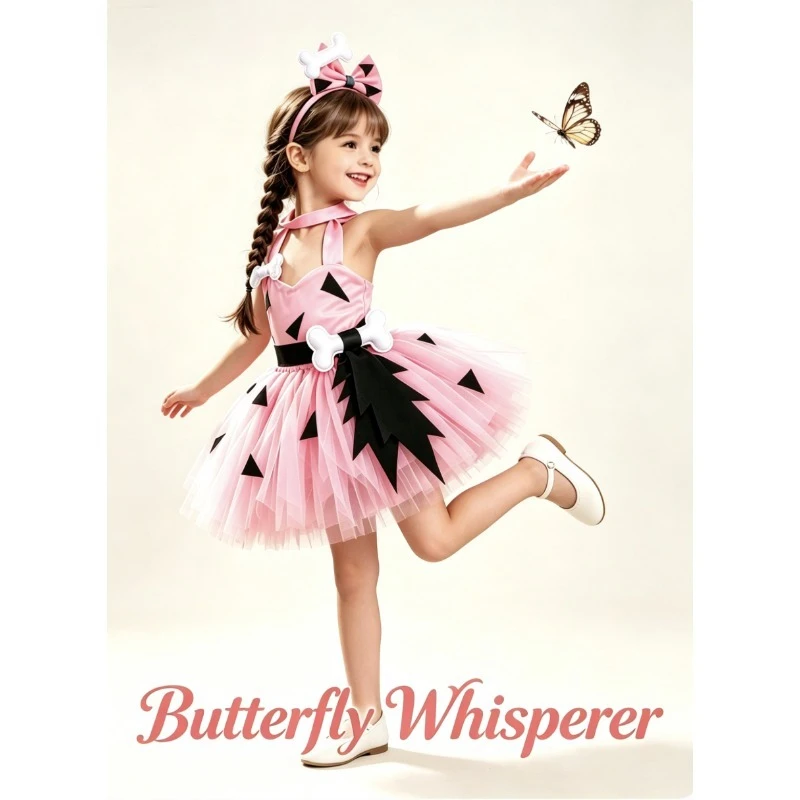 

Girls Dress Fluffy Tutu Dress With Kids Party Outfit Carnival Stage Performance Costume Holiday Festival Casual Princess Dress