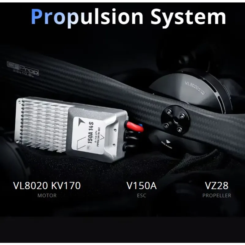 Ligpower VL8020 KV170 12S 20kg/Spinta del braccio 35Kg Mtow Carico utile Brushless Dc Drone T Motor Kit