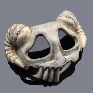 Anak Perempuan Masker Topi Baja Cosplay Anime Neliel Helm Lolita Gothic Antelop Karnaval Kostum Pesta Halloween Aksesoris 12 cameo tengkorak penjualan terbaik - №