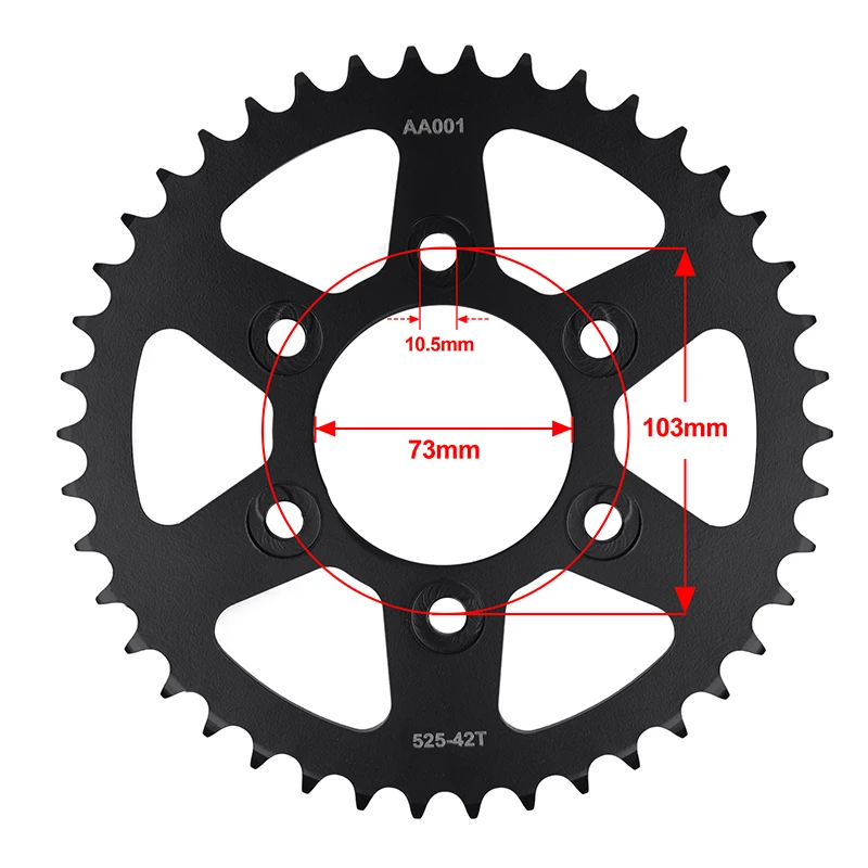 525 Chain 15/16/42/43 Teeth Motor Sprocket For Ducati 1200 S 1158 950 937 Multistrada V2/V4 S Desert X Pikes Peak Rally Sport