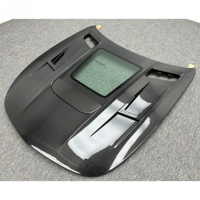 

IMP Style Car Parts Carbon Fiber Front Bonnet Hood for GT GTC GTS 2015-2018 Engine Cover Auto Accessories