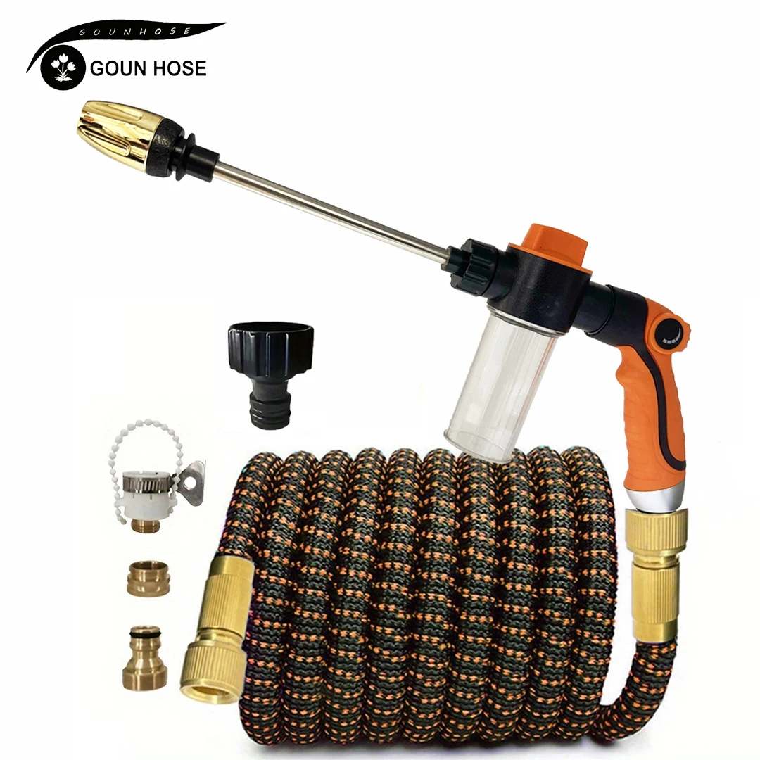NEW Garden Hose Retractable Hose, Extended Garden Hose 1/2 Diameter High Pressure Car Washer Tube Irrigation Magic Irrigation
