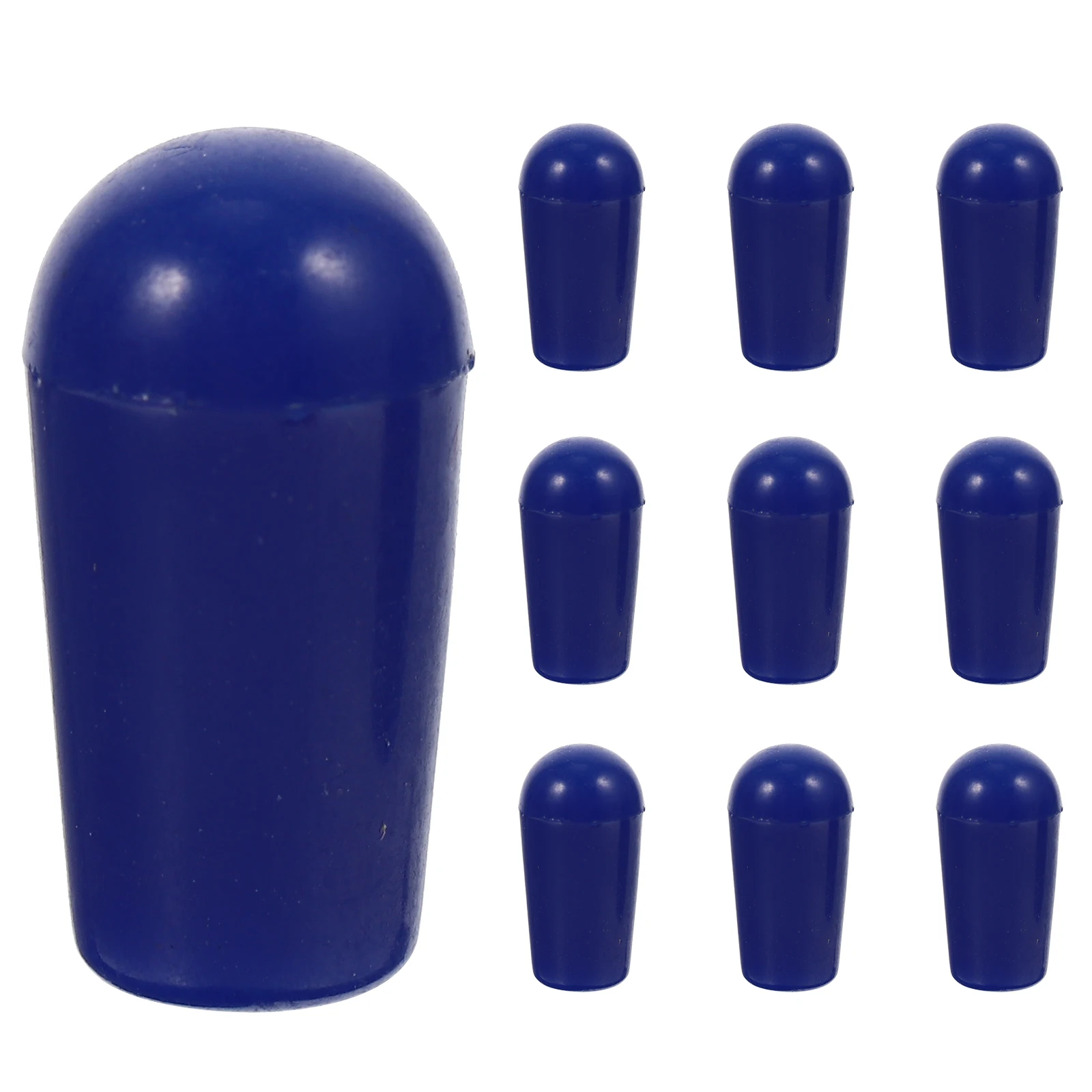 

10 Pcs Potentiometer Shift Cap Caps Metal Knob Guitar Toggle Tip Electric Parts Plastic