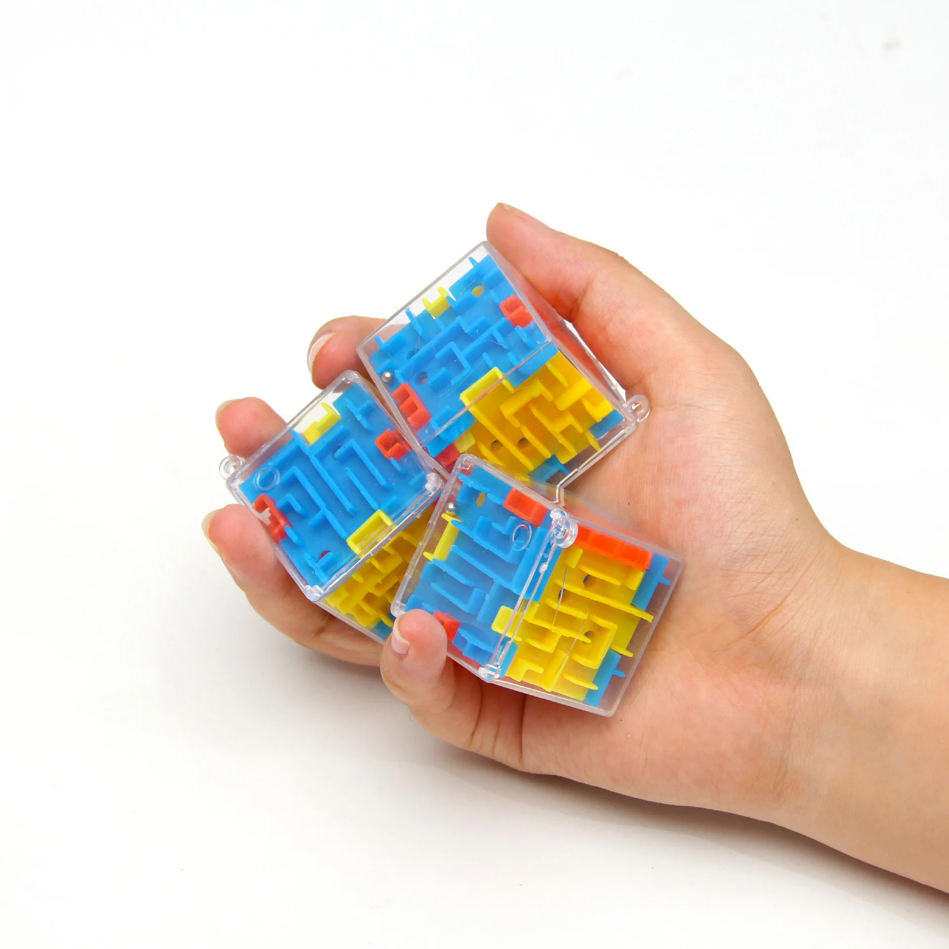 1 pçs labirinto 3d cubo mágico brinquedos crianças presente seis lados cérebro desenvolvimento brinquedo educativo labirinto bola brinquedos labirinto mágico jogo de bola