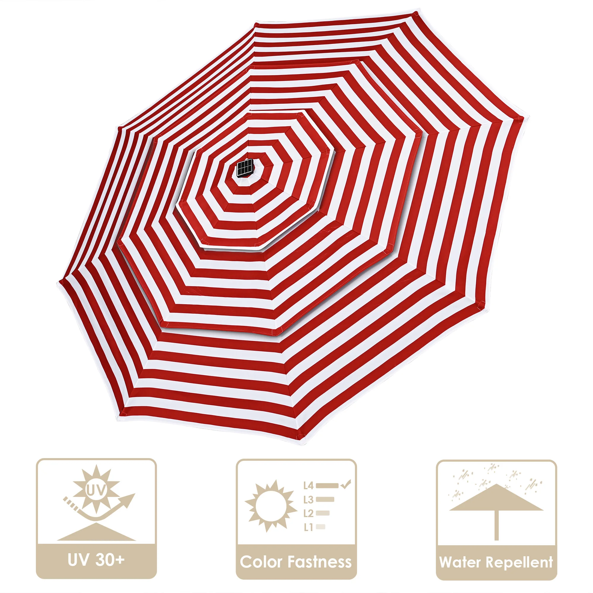 

Сменный тент для уличного зонта 10 футов, 3-ярусный