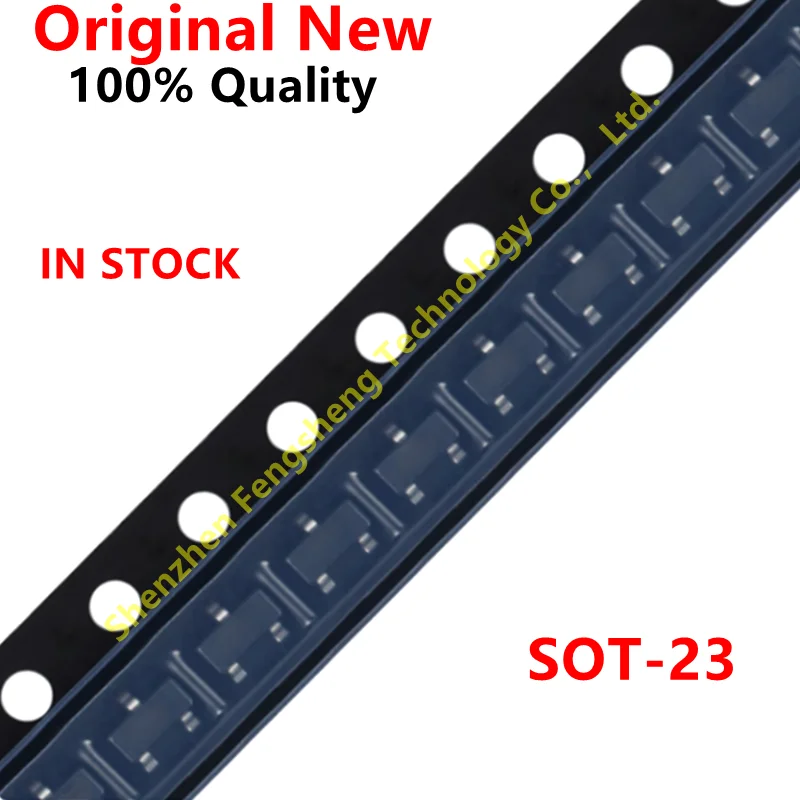 (100 buah) AO3400 /AO3400A /3400 A09T SOT-23 SMD efek lapangan Transistor n-saluran MOS-FET asli baru