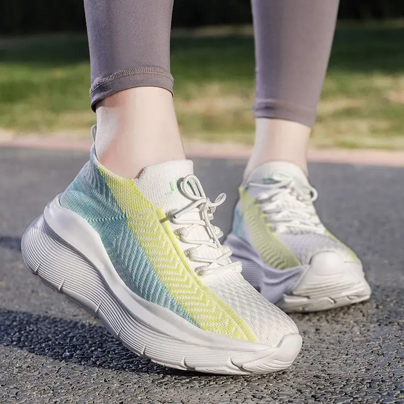 

Fashion Breathable Women's Running Shoes Summer Lightweight Cushioning Gymnastics Sports Shoes for Woman Tenis De Mujer Big 45