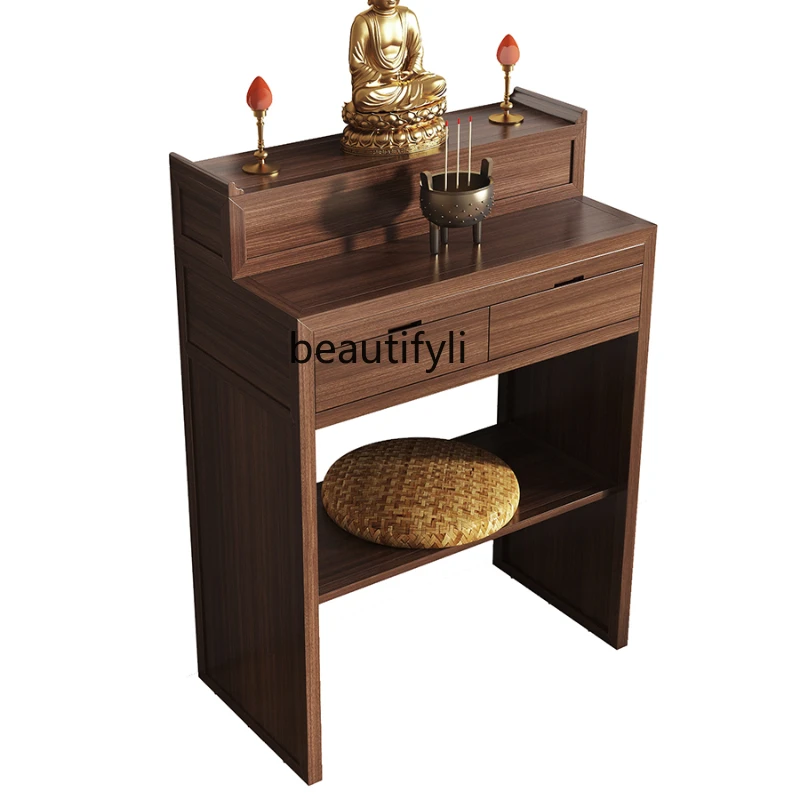 

Solid Wood Altar Buddha Cabinet Buddha Shrine New Chinese Style Altar Cabinet Clothes Closet Shrine