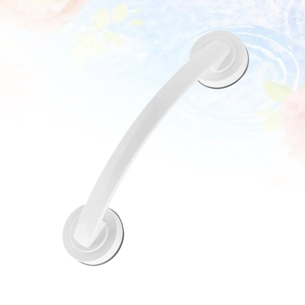 

Shower Rail Bar Door Knob Safe Grab Senior Safety Handrail White Bathroom Armrest Miss