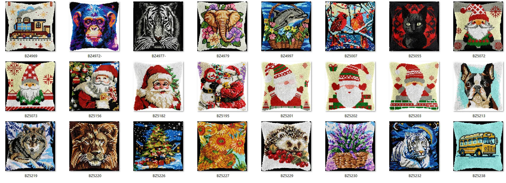 

Latch Hook Rug Kits Latch Hook Rug Pillow Pre-Printed Canvas Crochet Needlework Crafts for Adult 43-43CM Yellow Sunflowers 2025