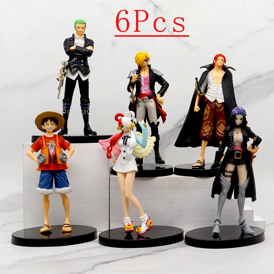 One Piece Figure Theater Edition Film Red Robin Roronoa Zoro Luffy Nami Sanji Uta Anime Action Figurine Model Doll Toys Gift