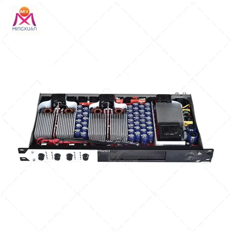 1U Digital Power Amplifier 4 Channels High Power Amplifier HIFI Stereo Amplifier view 5