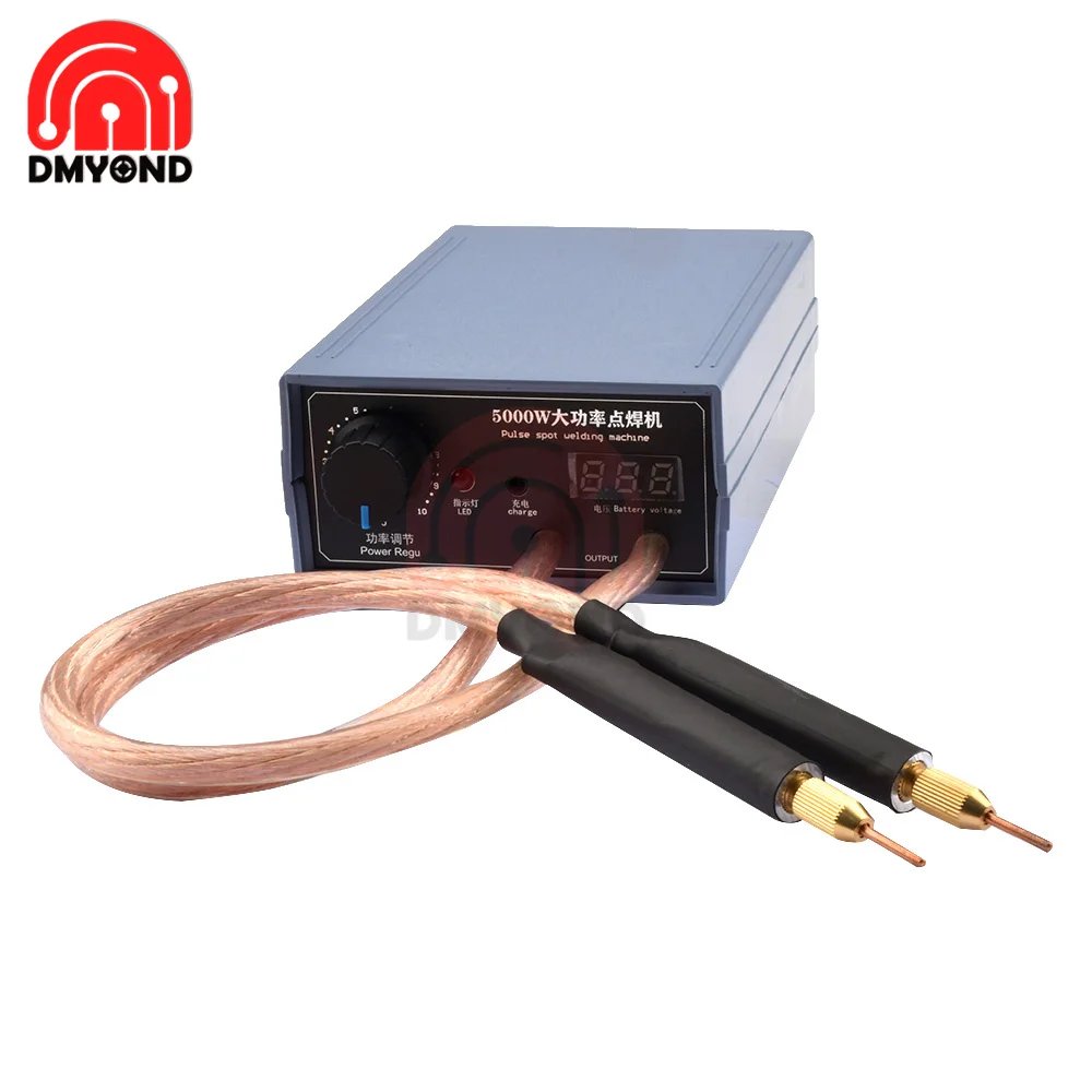 Portable 5000W Spot Welding Machine 110v 240v Spot Welder Mini Spot Welding Machine For Lithium ion Battery DIY Battery Pack