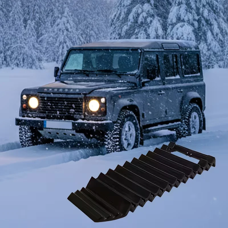1-4PCS Car Tire Traction Mat  Anti Slip Recovery Board for Snow Mud Sand Emergency Rescue SUV Sedan Off Road Winter Mountain
