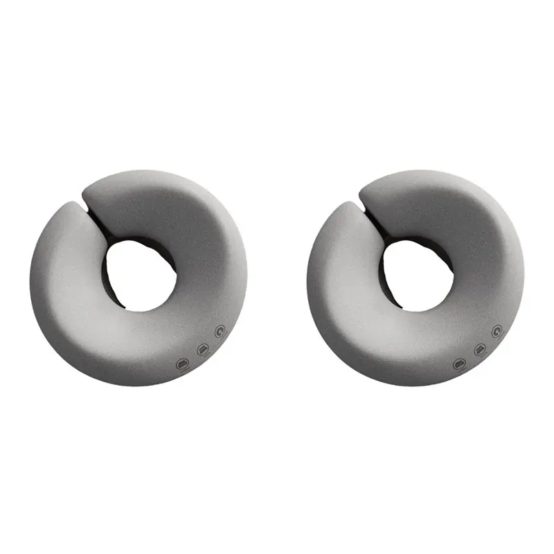 2X Soft Massage Pillow Face Relax Memory Foam Relax Headrest Beauty Salon Face Cushion Gray