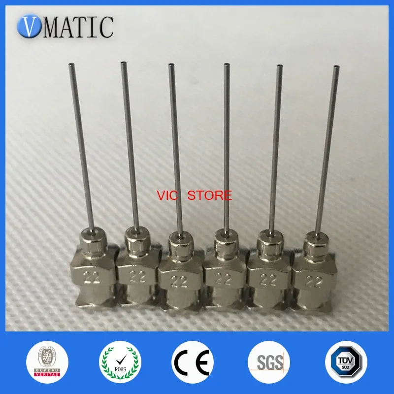 Free Shipping 12Pcs 1 Inch Tip Length 22G Variety Specification Stainless Steel Needle