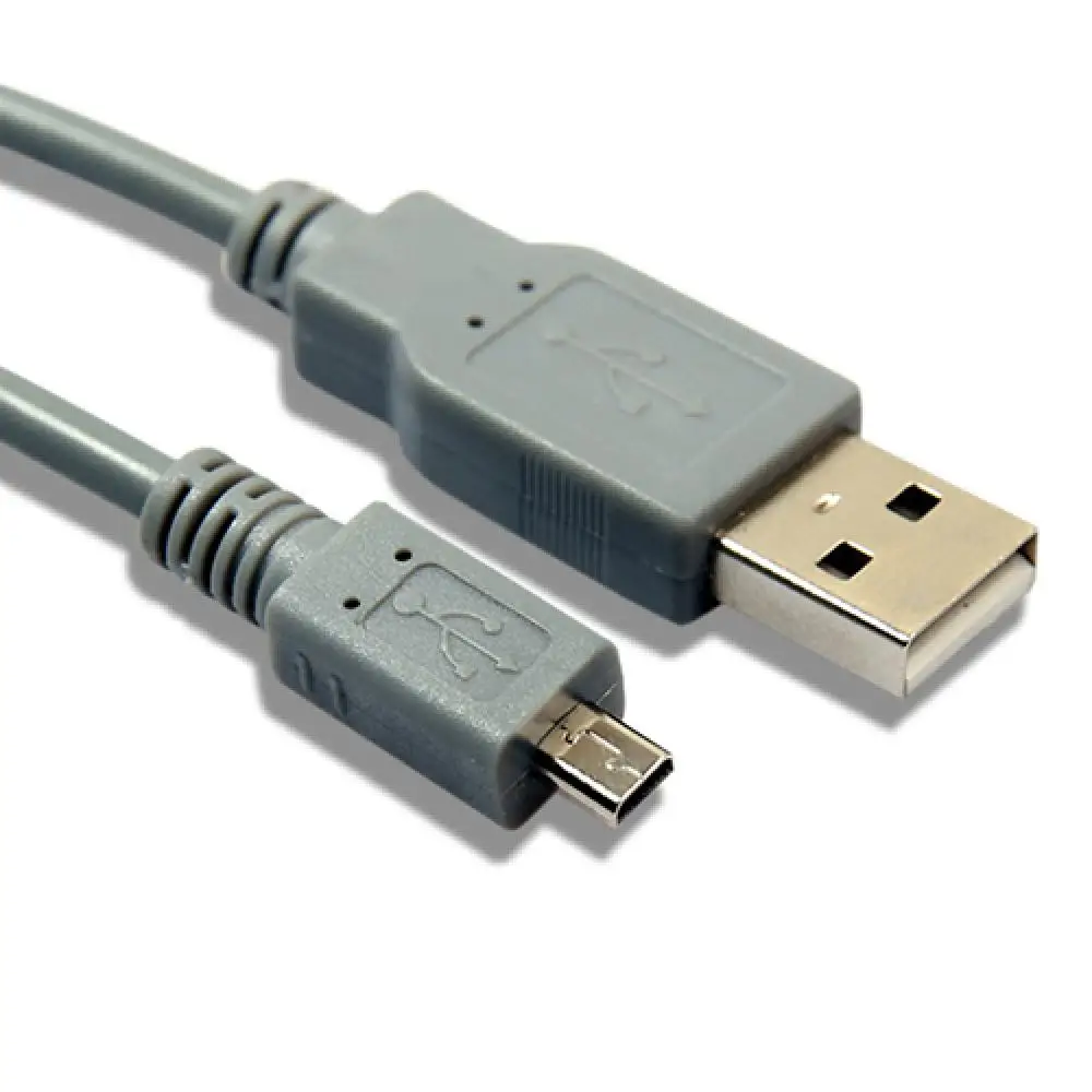 1m kamera PC kabel USB 2 0 A do 8 Pin B kabel z ferrytem do CoolPix P90 PDAs rodzaj USB męska do typu B Mini 8 pin męski