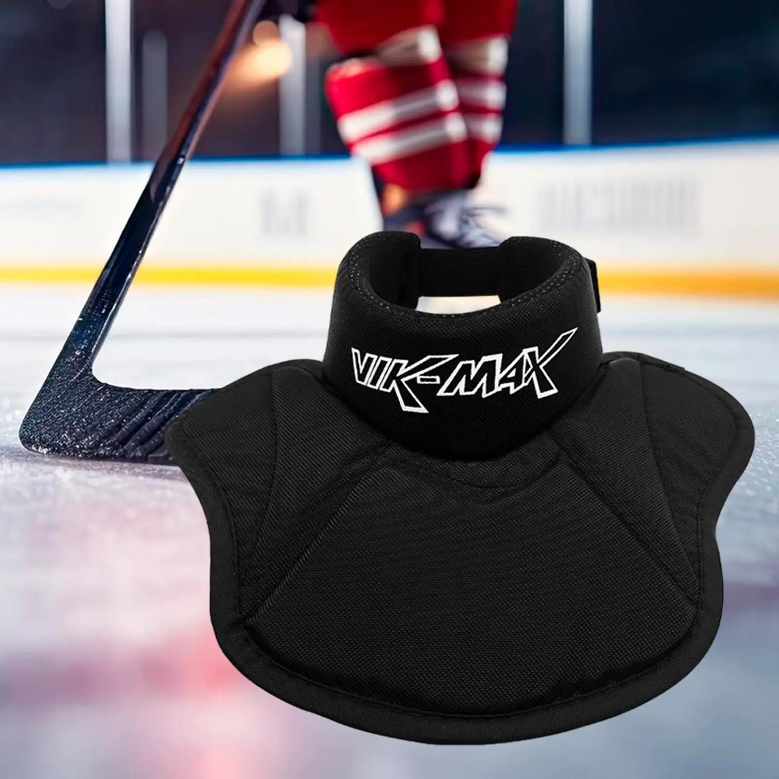 Hockey Neck Guard Ice Hockey Protective Gear Cut Resistant Adjustable Ice Hockey Neck Protector for Outdoor Sports Junior