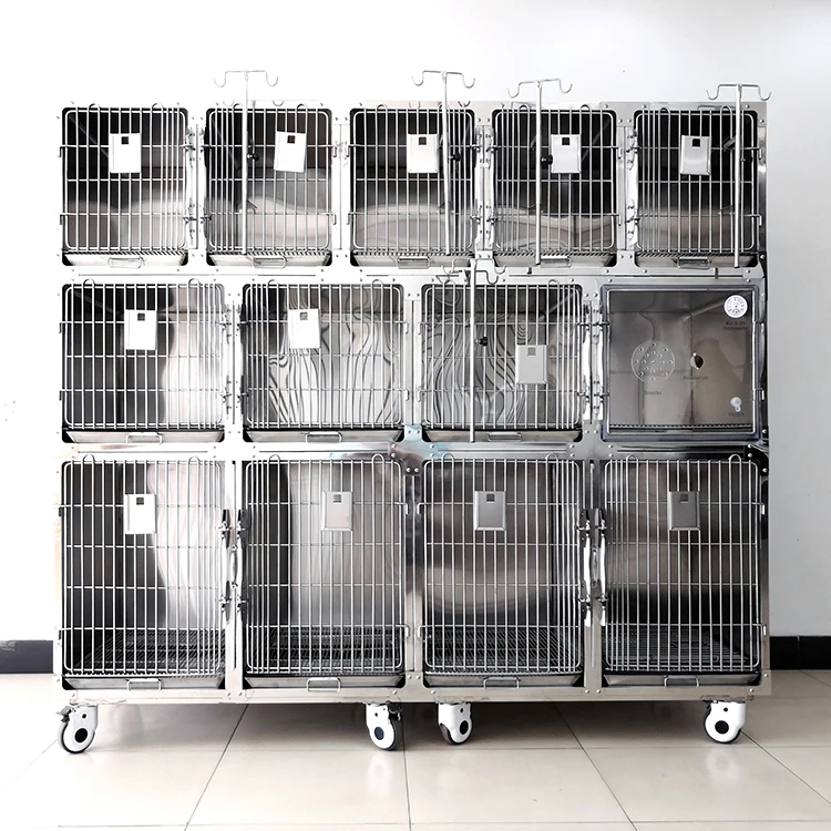 HF veterinary cat dog cage metal kennels for pet cages carriers houses pet cages