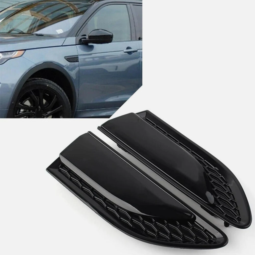 

2pcs Black Side Air Vent Trim Cover Fender for LR Discovery Sport 2015-2025 Black