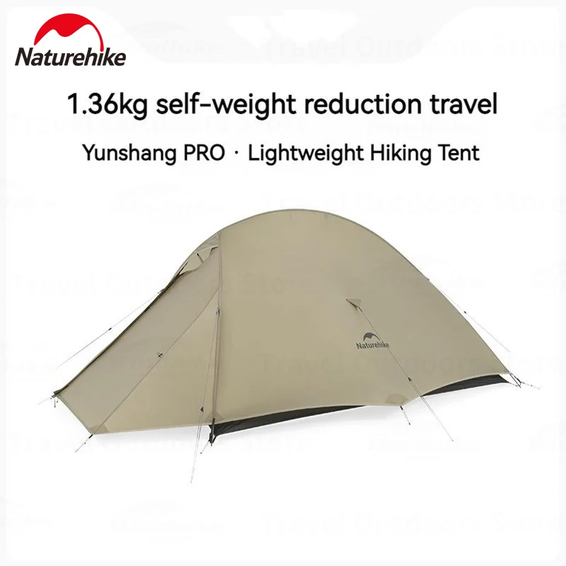 Naturehike Cloud Up PRO Hiking Tent 2 People 3 Season Tent 20D Nylon Ultralight Portable Outdoor Camping Travel Riding Tents