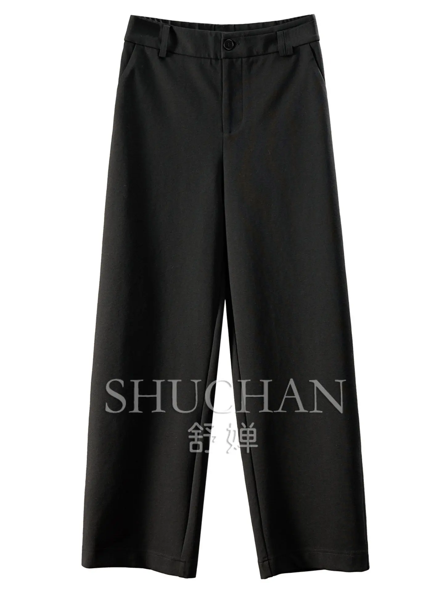 Commuter Pants Neat and Comfortable High-waisted Tapered Small Straight-leg Pants Women's 58W5 Autumn
