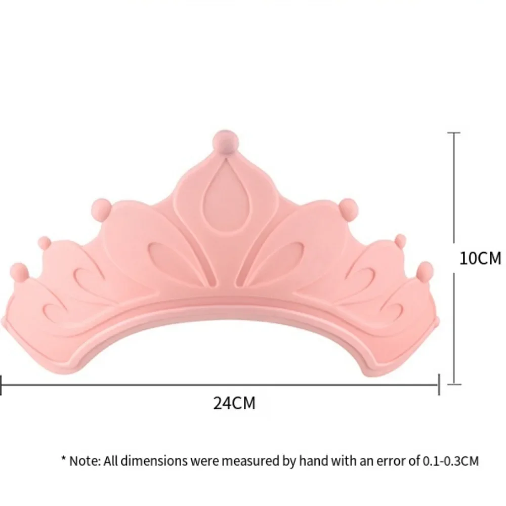 赤ちゃん用の調節可能なシャンデーションキャップ,赤ちゃん用のシャワーキャップ,柔らかいゴム製の漫画,目と耳の保護,防水