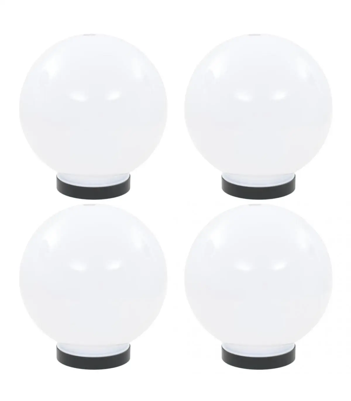 Outdoor Lighting LED ball lamps 4 PCs spherical PMMA 20 cm