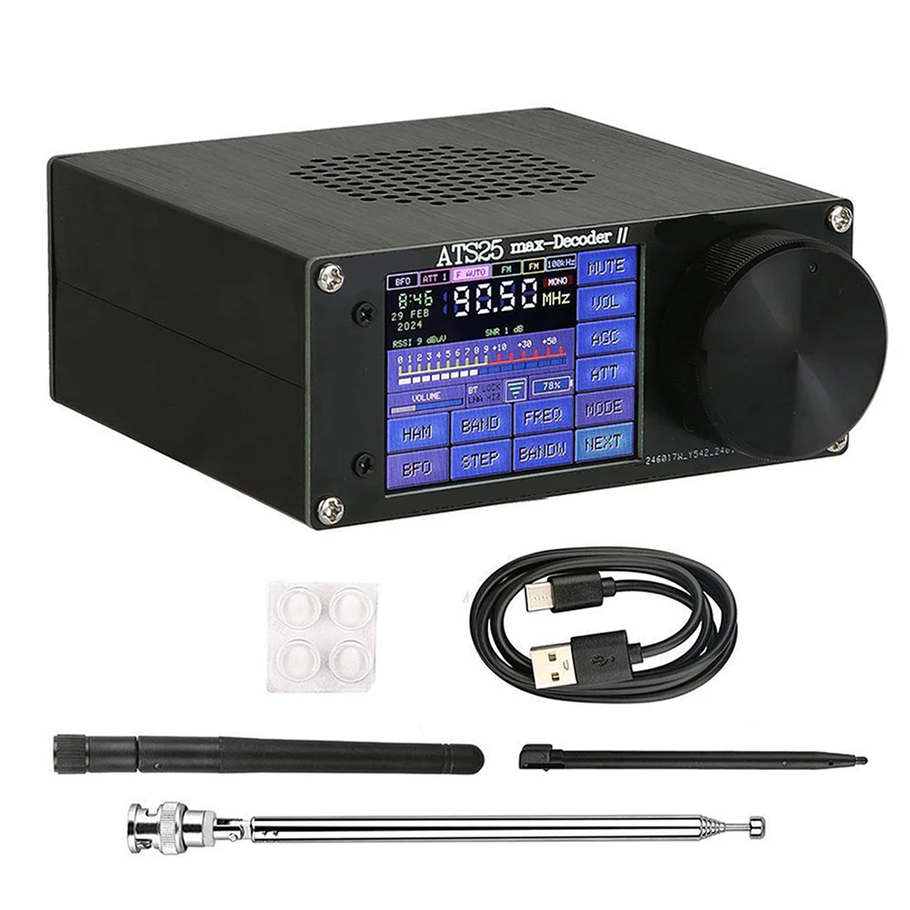 ATS25 M/ax For Gen2 Portable Radio For Tecsun With Official Activation For Code 4000mAh SSB SW For FM For MW For DSP Alumin
