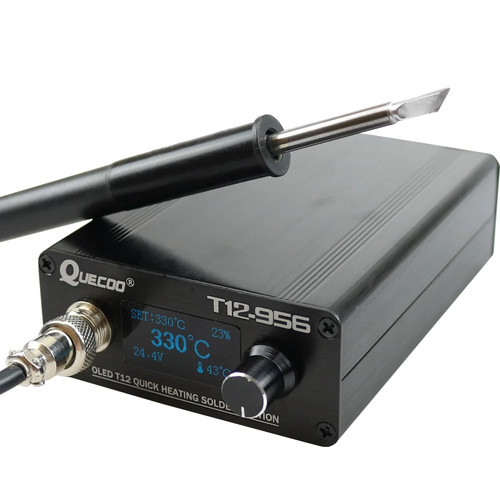 STC T12-956 Soldering Station Electronic Soldering iron OLED Digital station T12 solder iron tip with T12-P9 handle NO plug