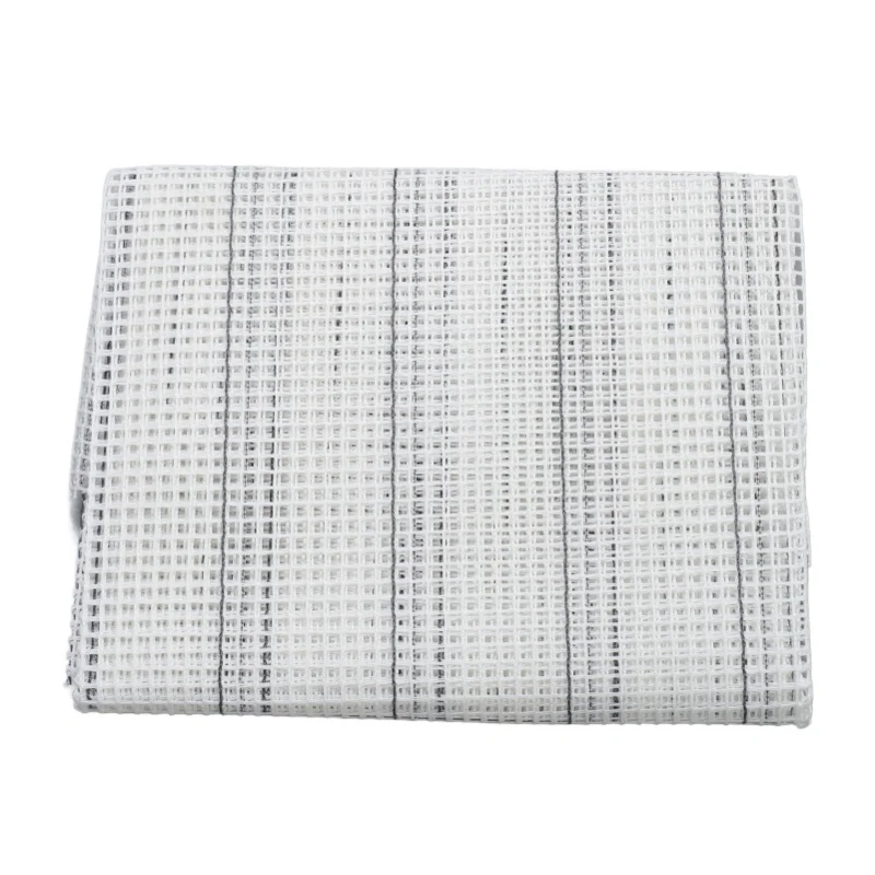 Mesh Canvas Sheets DIY Mesh Sheet Multifunctioneel tapijt Hooking Mesh voor borduurwerk Brei- en haakprojecten 100x150cm / 39,4x59,1in