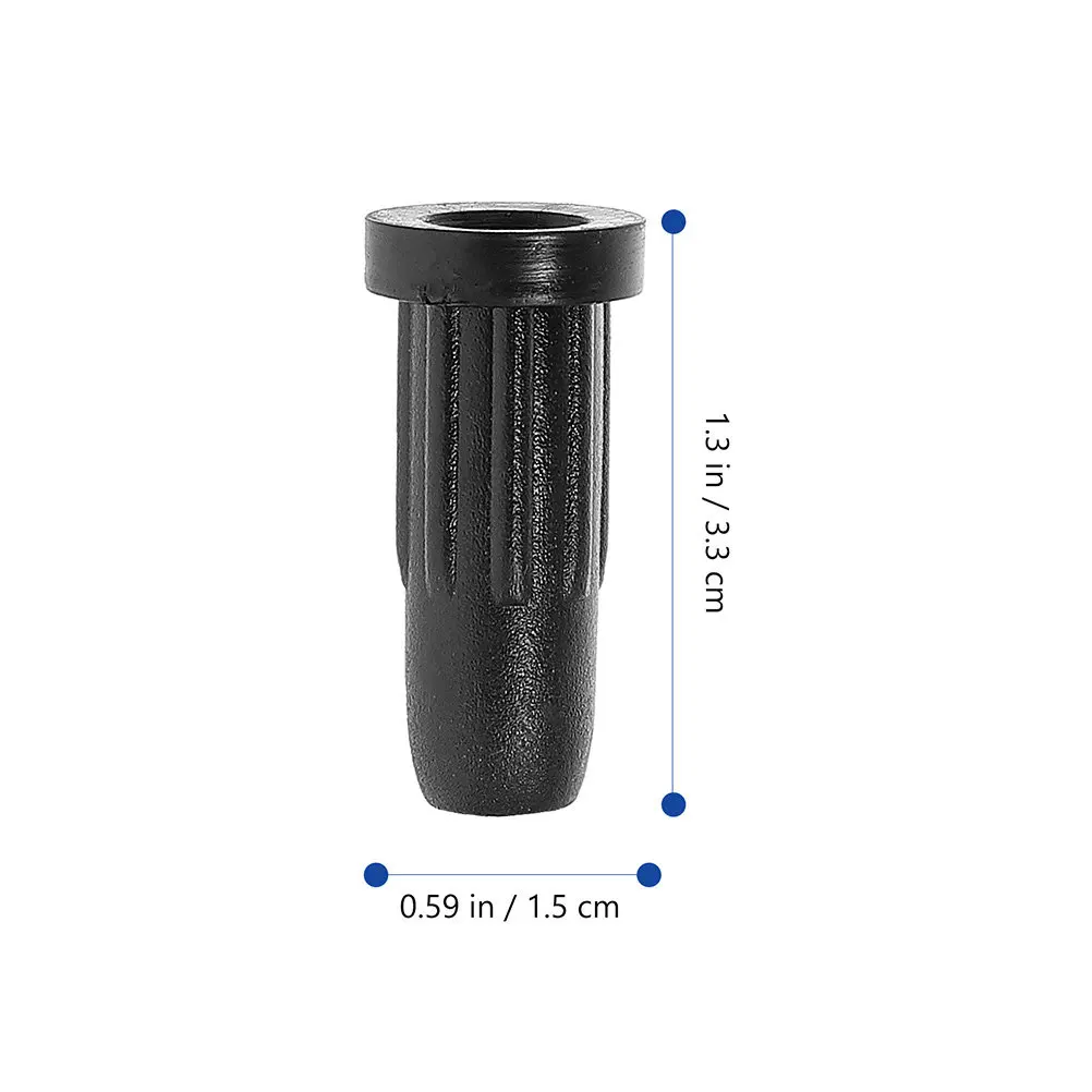20Pcs Chair Glides Protective Covers Plastic Roller Sleeves for Stool Swivel Caster Chair Wheel Stopper Case Roller Sleeve