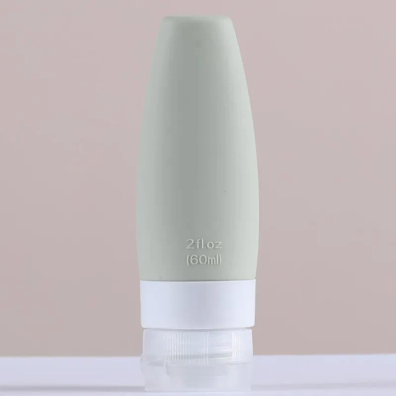 60/100ml Portable Silicone Refillable Bottle Travel Packing Lotion Shampoo Cosmetic Squeeze Containers Portable Bottle bottle