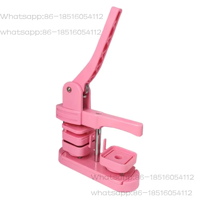 

50mm Button Pin Press Machine DIY Custom Badge Maker for Keychain Magnet Fast Shipping Wholesale Craft Tool