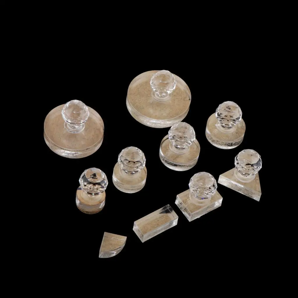 Outil de tampon de presse en verre, moule de presse, accessoires de surligneur de maquillage